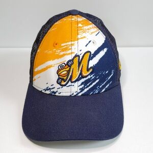 Montgomery Biscuits Baseball Hat Navy Yellow New Era Youth